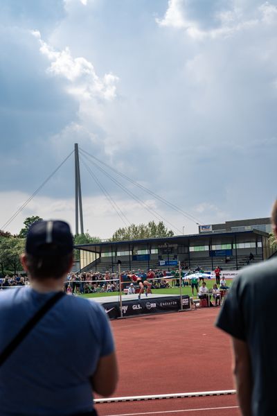 Anna Maiwald (TSV Bayer 04 Leverkusen) beim Hochsprung am 07.05.2022 beim Stadtwerke Ratingen Mehrkampf-Meeting 2022 in Ratingen